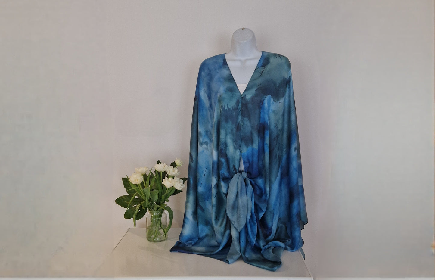 Blue Turquoise Ocean, Kaftan and dress